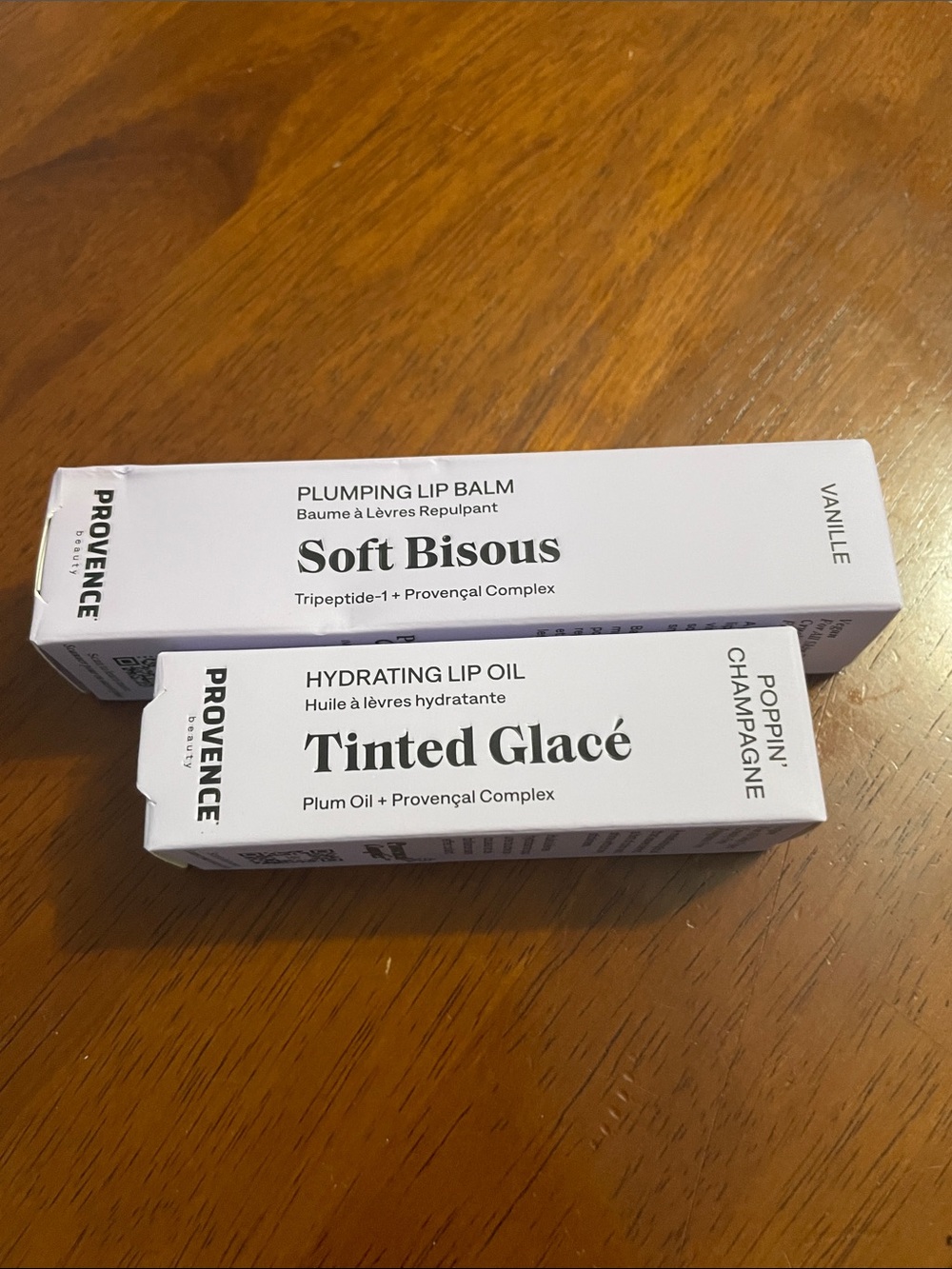 Provence Tinted Glacé Hydrating Lip Oil & Soft Bisous Plumping Lip Balm - Picture 11 of 11
